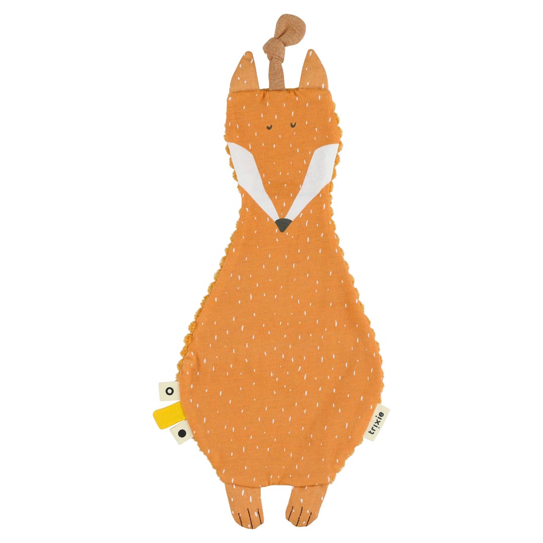 Doudou plat attache-sucette - Mr. Fox